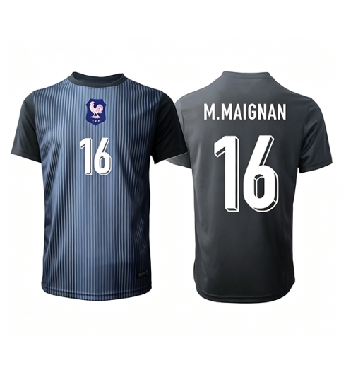 Frankrijk Mike Maignan #16 Keeper Thuis tenue WK 2026 Voetbalshirt Korte Mouw Frankrijk Mike Maignan #16 Keeper Thuis tenue WK 2026 Voetbalshirt Korte Mouw
