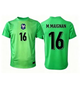 Frankrijk Mike Maignan #16 Keeper Uit tenue WK 2026 Voetbalshirt Korte Mouw Frankrijk Mike Maignan #16 Keeper Uit tenue WK 2026 Voetbalshirt Korte Mouw