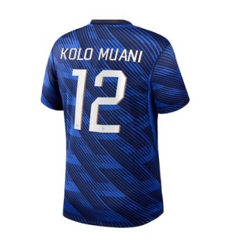 Frankrijk Randal Kolo Muani #12 Thuis tenue WK 2026 Voetbalshirt Korte Mouw