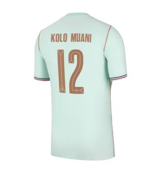 Frankrijk Randal Kolo Muani #12 Uit tenue WK 2026 Voetbalshirt Korte Mouw Frankrijk Randal Kolo Muani #12 Uit tenue WK 2026 Voetbalshirt Korte Mouw