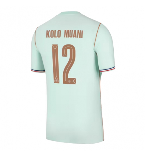 Frankrijk Randal Kolo Muani #12 Uit tenue WK 2026 Voetbalshirt Korte Mouw Frankrijk Randal Kolo Muani #12 Uit tenue WK 2026 Voetbalshirt Korte Mouw