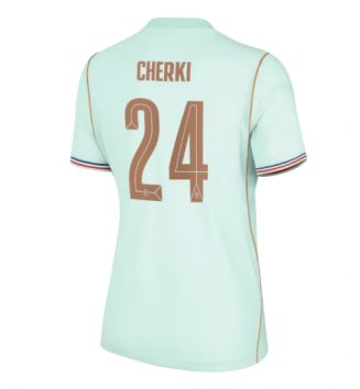 Frankrijk Rayan Cherki #24 Uit tenue Dames WK 2026 Voetbalshirt Korte Mouw Frankrijk Rayan Cherki #24 Uit tenue Dames WK 2026 Voetbalshirt Korte Mouw