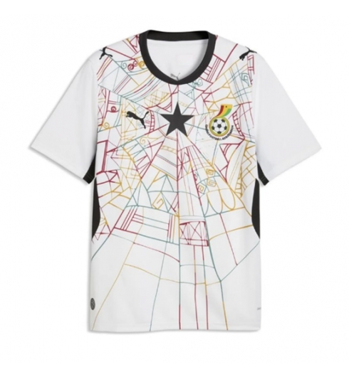 Ghana Thuis tenue WK 2026 Voetbalshirt Korte Mouw Ghana Thuis tenue WK 2026 Voetbalshirt Korte Mouw
