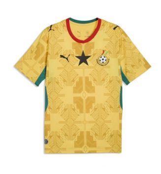 Ghana Uit tenue WK 2026 Voetbalshirt Korte Mouw