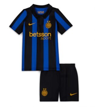 Inter Milan Thuis tenue Kids 2026-27 Voetbalshirt Korte Mouw + Shorts Inter Milan Thuis tenue Kids 2026-27 Voetbalshirt Korte Mouw + Shorts