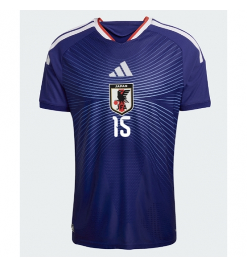 Japan Daichi Kamada #15 Thuis tenue WK 2026 Voetbalshirt Korte Mouw 2 Japan Daichi Kamada #15 Thuis tenue WK 2026 Voetbalshirt Korte Mouw 2