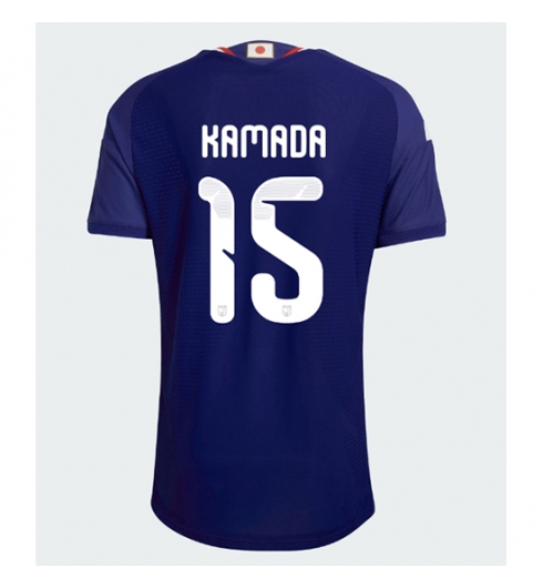 Japan Daichi Kamada #15 Thuis tenue WK 2026 Voetbalshirt Korte Mouw Japan Daichi Kamada #15 Thuis tenue WK 2026 Voetbalshirt Korte Mouw