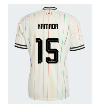 Japan Daichi Kamada #15 Uit tenue WK 2026 Voetbalshirt Korte Mouw