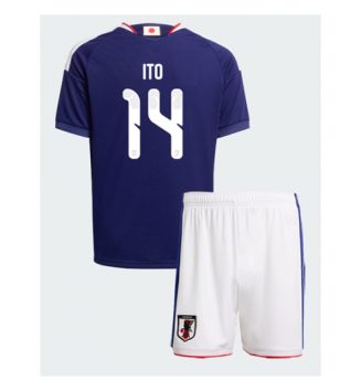 Japan Junya Ito #14 Thuis tenue Kids WK 2026 Voetbalshirt Korte Mouw + Shorts Japan Junya Ito #14 Thuis tenue Kids WK 2026 Voetbalshirt Korte Mouw + Shorts