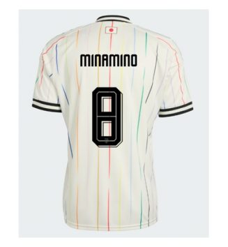 Japan Takumi Minamino #8 Uit tenue WK 2026 Voetbalshirt Korte Mouw