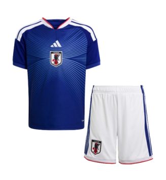 Japan Thuis tenue Kids WK 2026 Voetbalshirt Korte Mouw + Shorts