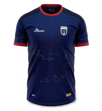 Kaapverdië Thuis tenue WK 2026 Voetbalshirt Korte Mouw