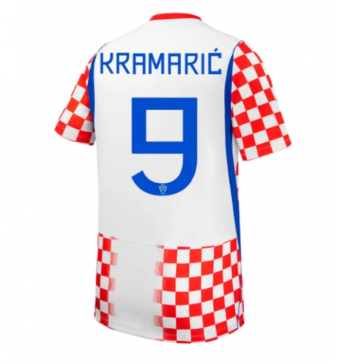 Kroatië Andrej Kramaric #9 Thuis tenue WK 2026 Voetbalshirt Korte Mouw Kroatië Andrej Kramaric #9 Thuis tenue WK 2026 Voetbalshirt Korte Mouw