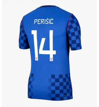 Kroatië Ivan Perisic #14 Uit tenue WK 2026 Voetbalshirt Korte Mouw Kroatië Ivan Perisic #14 Uit tenue WK 2026 Voetbalshirt Korte Mouw
