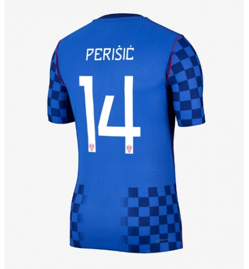 Kroatië Ivan Perisic #14 Uit tenue WK 2026 Voetbalshirt Korte Mouw Kroatië Ivan Perisic #14 Uit tenue WK 2026 Voetbalshirt Korte Mouw