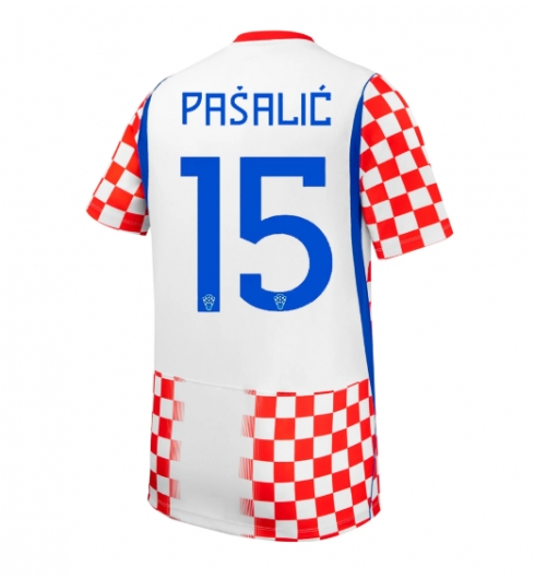 Kroatië Mario Pasalic #15 Thuis tenue WK 2026 Voetbalshirt Korte Mouw Kroatië Mario Pasalic #15 Thuis tenue WK 2026 Voetbalshirt Korte Mouw