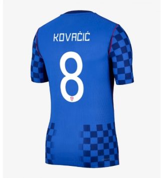 Kroatië Mateo Kovacic #8 Uit tenue WK 2026 Voetbalshirt Korte Mouw Kroatië Mateo Kovacic #8 Uit tenue WK 2026 Voetbalshirt Korte Mouw