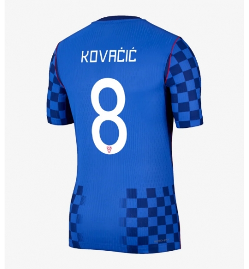 Kroatië Mateo Kovacic #8 Uit tenue WK 2026 Voetbalshirt Korte Mouw Kroatië Mateo Kovacic #8 Uit tenue WK 2026 Voetbalshirt Korte Mouw