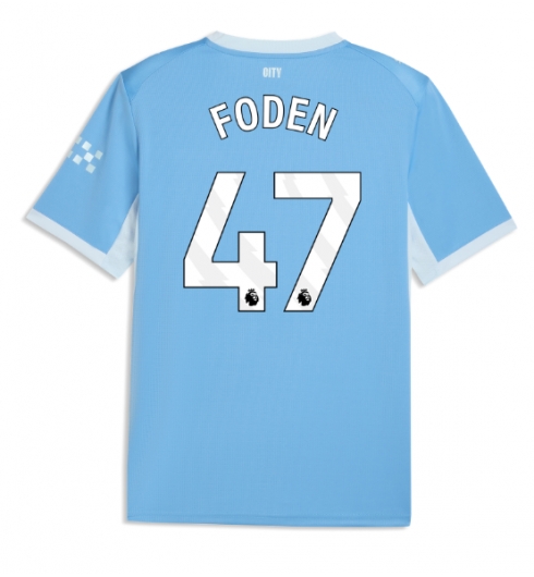 Manchester City Phil Foden #47 Thuis tenue 2026-27 Voetbalshirt Korte Mouw Manchester City Phil Foden #47 Thuis tenue 2026-27 Voetbalshirt Korte Mouw