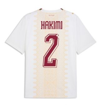 Marokko Achraf Hakimi #2 Uit tenue WK 2026 Voetbalshirt Korte Mouw Marokko Achraf Hakimi #2 Uit tenue WK 2026 Voetbalshirt Korte Mouw