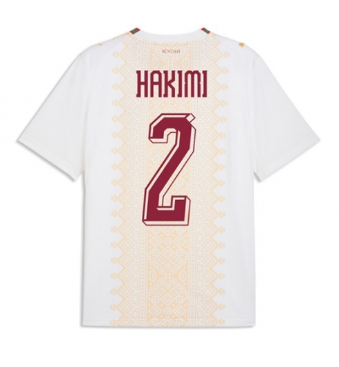 Marokko Achraf Hakimi #2 Uit tenue WK 2026 Voetbalshirt Korte Mouw Marokko Achraf Hakimi #2 Uit tenue WK 2026 Voetbalshirt Korte Mouw