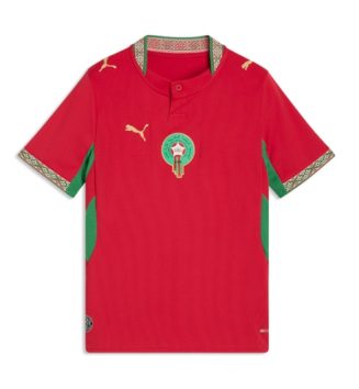 Marokko Thuis tenue WK 2026 Voetbalshirt Korte Mouw Marokko Thuis tenue WK 2026 Voetbalshirt Korte Mouw