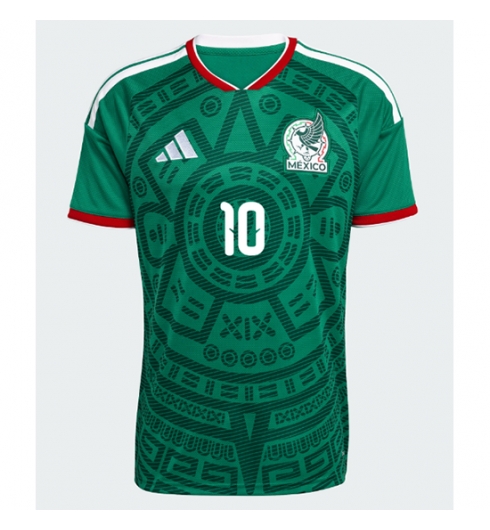 Mexico Alexis Vega #10 Thuis tenue WK 2026 Voetbalshirt Korte Mouw 2 Mexico Alexis Vega #10 Thuis tenue WK 2026 Voetbalshirt Korte Mouw 2