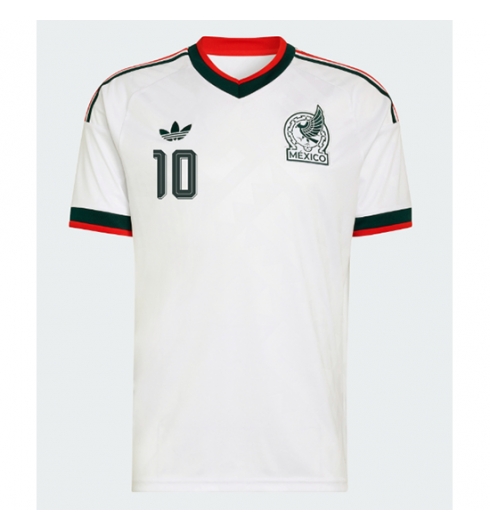 Mexico Alexis Vega #10 Uit tenue WK 2026 Voetbalshirt Korte Mouw 2 Mexico Alexis Vega #10 Uit tenue WK 2026 Voetbalshirt Korte Mouw 2