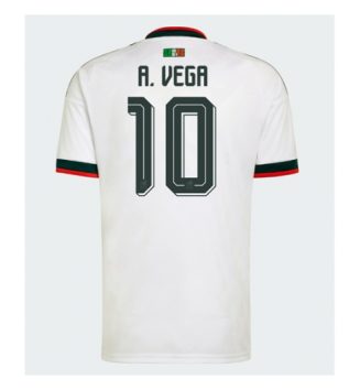 Mexico Alexis Vega #10 Uit tenue WK 2026 Voetbalshirt Korte Mouw