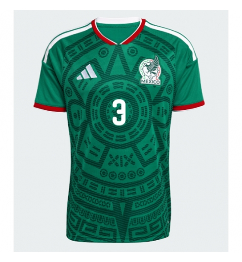 Mexico Cesar Montes #3 Thuis tenue WK 2026 Voetbalshirt Korte Mouw 2 Mexico Cesar Montes #3 Thuis tenue WK 2026 Voetbalshirt Korte Mouw 2