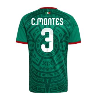 Mexico Cesar Montes #3 Thuis tenue WK 2026 Voetbalshirt Korte Mouw Mexico Cesar Montes #3 Thuis tenue WK 2026 Voetbalshirt Korte Mouw