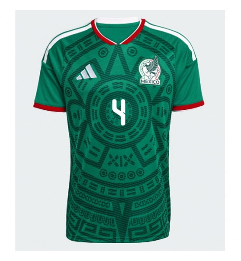 Mexico Edson Alvarez #4 Thuis tenue WK 2026 Voetbalshirt Korte Mouw 2 Mexico Edson Alvarez #4 Thuis tenue WK 2026 Voetbalshirt Korte Mouw 2