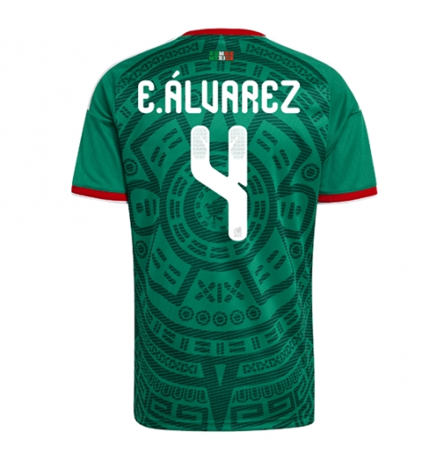 Mexico Edson Alvarez #4 Thuis tenue WK 2026 Voetbalshirt Korte Mouw Mexico Edson Alvarez #4 Thuis tenue WK 2026 Voetbalshirt Korte Mouw