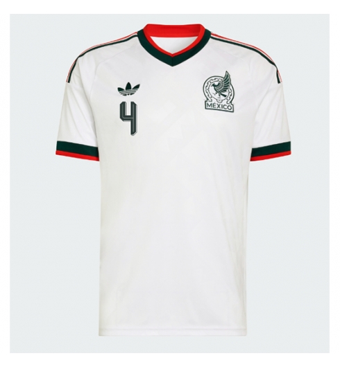 Mexico Edson Alvarez #4 Uit tenue WK 2026 Voetbalshirt Korte Mouw 2 Mexico Edson Alvarez #4 Uit tenue WK 2026 Voetbalshirt Korte Mouw 2