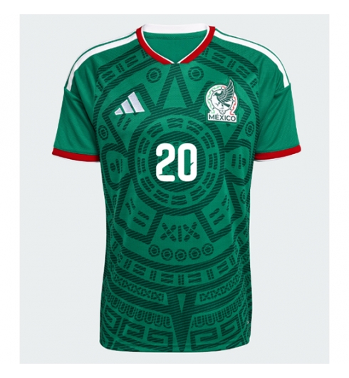 Mexico Henry Martin #20 Thuis tenue WK 2026 Voetbalshirt Korte Mouw 2 Mexico Henry Martin #20 Thuis tenue WK 2026 Voetbalshirt Korte Mouw 2