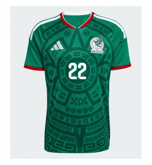 Mexico Hirving Lozano #22 Thuis tenue WK 2026 Voetbalshirt Korte Mouw 2 Mexico Hirving Lozano #22 Thuis tenue WK 2026 Voetbalshirt Korte Mouw 2