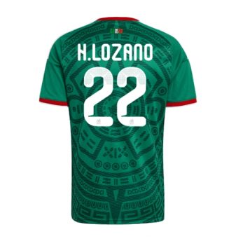 Mexico Hirving Lozano #22 Thuis tenue WK 2026 Voetbalshirt Korte Mouw Mexico Hirving Lozano #22 Thuis tenue WK 2026 Voetbalshirt Korte Mouw
