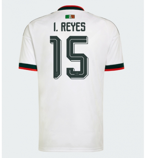 Mexico Israel Reyes #15 Uit tenue WK 2026 Voetbalshirt Korte Mouw Mexico Israel Reyes #15 Uit tenue WK 2026 Voetbalshirt Korte Mouw