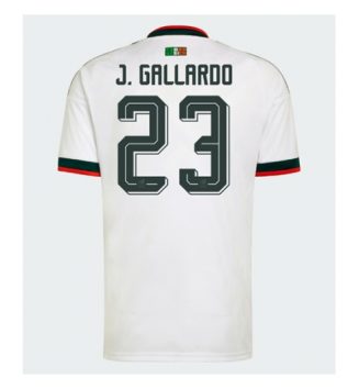 Mexico Jesus Gallardo #23 Uit tenue WK 2026 Voetbalshirt Korte Mouw Mexico Jesus Gallardo #23 Uit tenue WK 2026 Voetbalshirt Korte Mouw