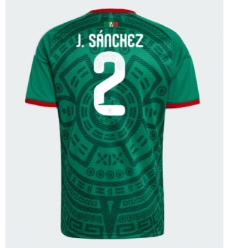 Mexico Jorge Sanchez #2 Thuis tenue WK 2026 Voetbalshirt Korte Mouw Mexico Jorge Sanchez #2 Thuis tenue WK 2026 Voetbalshirt Korte Mouw