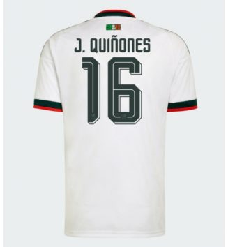 Mexico Julian Quinones #16 Uit tenue WK 2026 Voetbalshirt Korte Mouw Mexico Julian Quinones #16 Uit tenue WK 2026 Voetbalshirt Korte Mouw