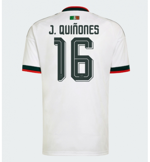 Mexico Julian Quinones #16 Uit tenue WK 2026 Voetbalshirt Korte Mouw Mexico Julian Quinones #16 Uit tenue WK 2026 Voetbalshirt Korte Mouw