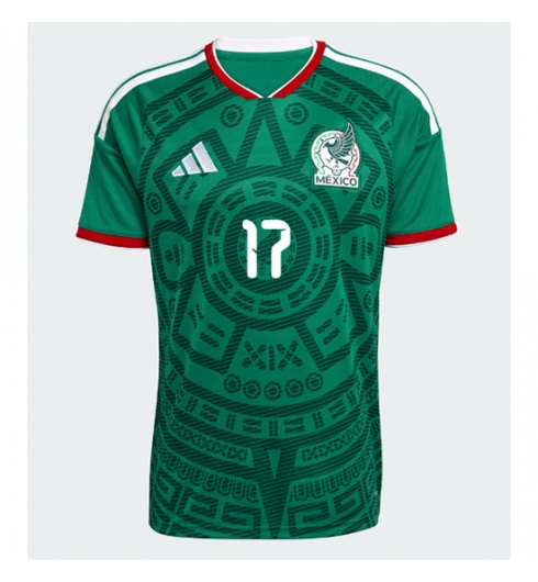 Mexico Orbelin Pineda #17 Thuis tenue WK 2026 Voetbalshirt Korte Mouw 2 Mexico Orbelin Pineda #17 Thuis tenue WK 2026 Voetbalshirt Korte Mouw 2