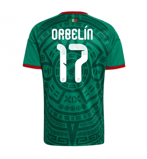 Mexico Orbelin Pineda #17 Thuis tenue WK 2026 Voetbalshirt Korte Mouw Mexico Orbelin Pineda #17 Thuis tenue WK 2026 Voetbalshirt Korte Mouw