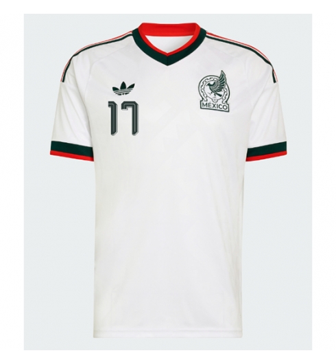 Mexico Orbelin Pineda #17 Uit tenue WK 2026 Voetbalshirt Korte Mouw 2 Mexico Orbelin Pineda #17 Uit tenue WK 2026 Voetbalshirt Korte Mouw 2