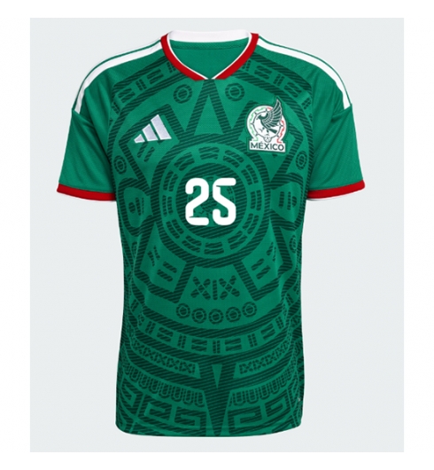 Mexico Roberto Alvarado #25 Thuis tenue WK 2026 Voetbalshirt Korte Mouw 2 Mexico Roberto Alvarado #25 Thuis tenue WK 2026 Voetbalshirt Korte Mouw 2