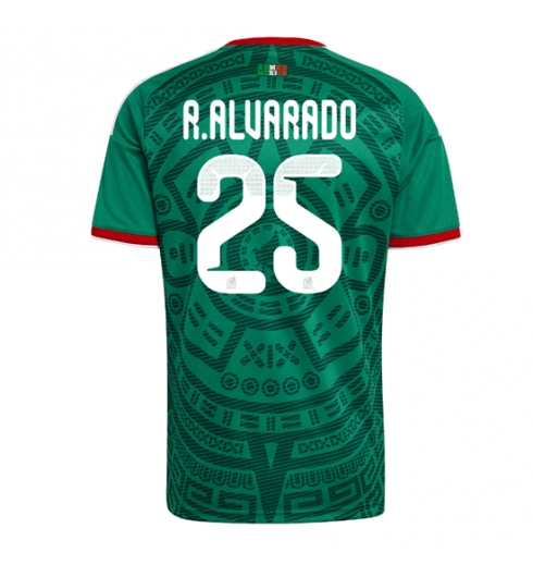 Mexico Roberto Alvarado #25 Thuis tenue WK 2026 Voetbalshirt Korte Mouw Mexico Roberto Alvarado #25 Thuis tenue WK 2026 Voetbalshirt Korte Mouw