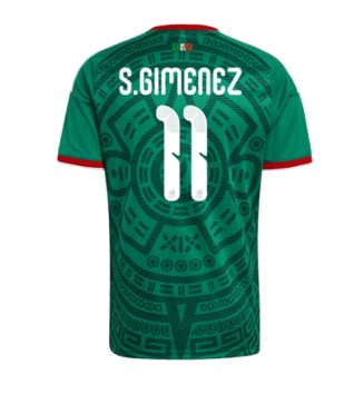 Mexico Santiago Gimenez #11 Thuis tenue WK 2026 Voetbalshirt Korte Mouw Mexico Santiago Gimenez #11 Thuis tenue WK 2026 Voetbalshirt Korte Mouw