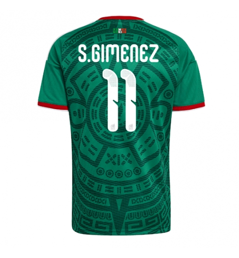 Mexico Santiago Gimenez #11 Thuis tenue WK 2026 Voetbalshirt Korte Mouw Mexico Santiago Gimenez #11 Thuis tenue WK 2026 Voetbalshirt Korte Mouw
