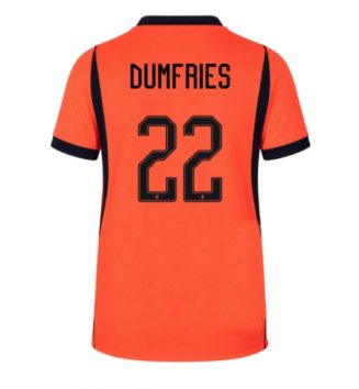 Nederland Denzel Dumfries #22 Thuis tenue WK 2026 Voetbalshirt Korte Mouw
